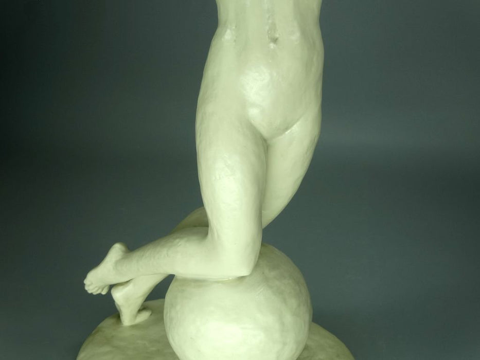 Vintage Nika Lady Porcelain Figurine Original Schaubach Kunst Germany 20th Art Statue Dec #Rr126