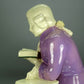 Antique Poet Man Porcelain Figurine Original Goldscheider Austria 20th Art Statue Dec #Rr201