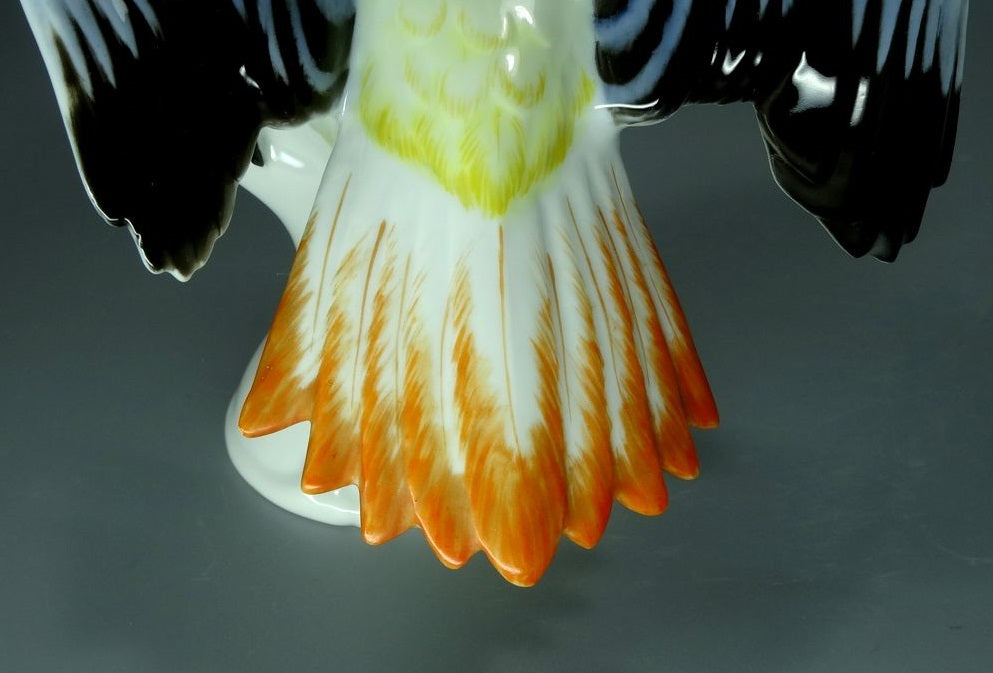 Antique Cockatoo Bird Porcelain Figurine Original Rosenthal Germany 20th Art Statue Dec #Rr72