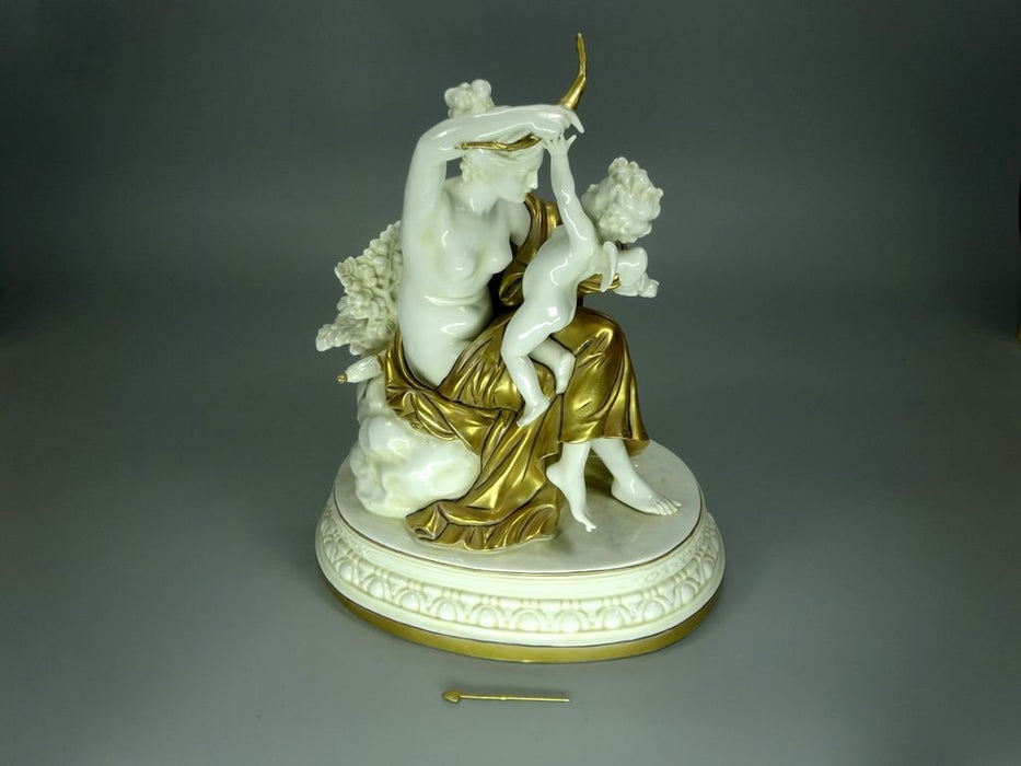 Antique Venus & Cupid Porcelain Figurine Original Kister Alsbach Germany 20th Art Statue Dec #Rr210