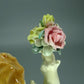 Antique Rose Bouquet Porcelain Figurine Original KARL ENS Germany 20th Art Statue Dec #Rr80