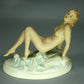 Antique On The Wave Porcelain Figurine Original Royal Dux Germany 20th Art Statue Dec #Rr220