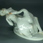 Vintage Love Porcelain Figurine Original Herend Hungary 20th Art Statue Dec #Rr106