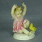 Antique Fright Girl Porcelain Figurine Original KARL ENS Germany 20th Art Statue Dec #Rr161