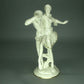 Antique White Dancers Porcelain Figurine Original Hutschenreuther Germany 20th Art Statue Dec #Rr197