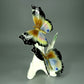 Antique Butterflies Porcelain Figurine Original KARL ENS Germany 20th Art Statue Dec #Rr115