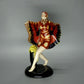 Antique Woman Butterfly Porcelain Figurine Original Goldscheider Austria 20th Art Statue Dec #Rr47