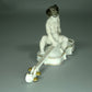 Vintage Guitar Girl Porcelain Figurine Original Rosenthal Germany 20th Art Statue Dec #Rr112