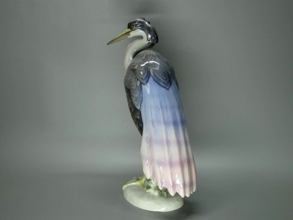 Vintage Heron Bird Porcelain Figurine Original Rosenthal Germany 20th Art Statue Dec #Rr54