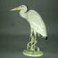 Vintage Heron Bird Porcelain Figurine Original Hutschenreuther Germany 20th Art Statue Dec #Rr70