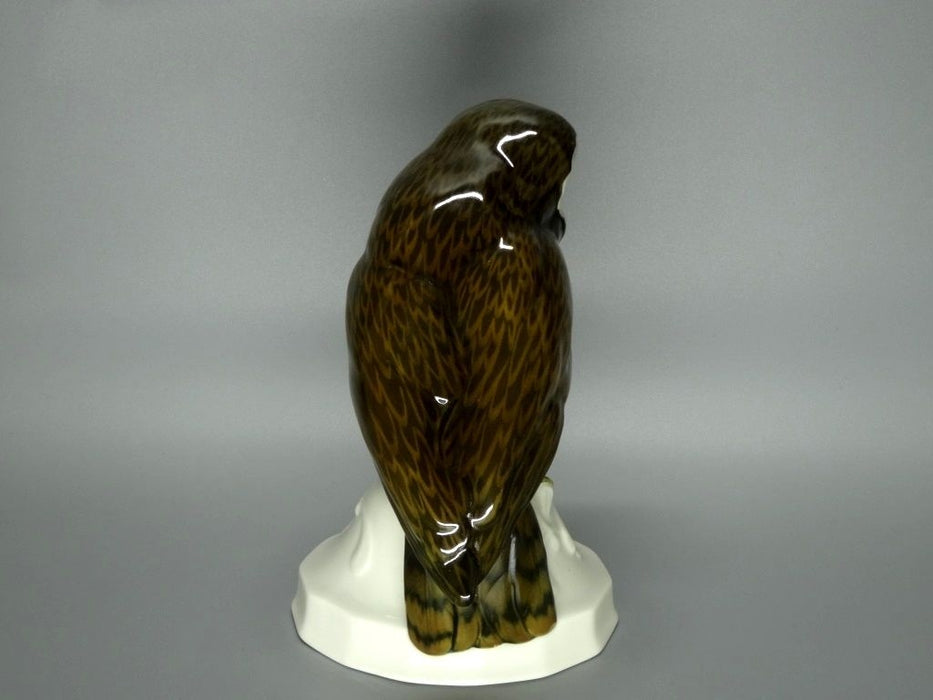 Antique Owl Bird Porcelain Figurine Original Hutschenreuther Germany 20th Art Statue Dec #Rr25