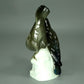 Antique Pair Of Crows Porcelain Figurine Original KARL ENS Germany 20th Art Statue Dec #Rr65