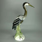 Vintage XL Heron Porcelain Figurine Original Rosenthal Germany 20th Art Statue Dec #Rr133