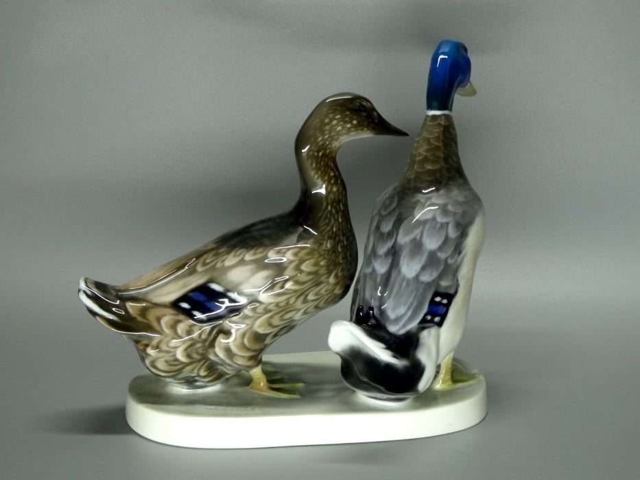 Vintage Pair Of Ducks Porcelain Figurine Original Rosenthal Germany 20th Art Statue Dec #Rr42