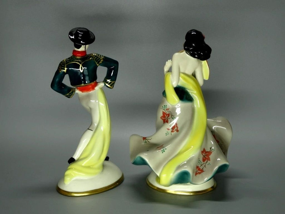 Vintage Spanish Tango Porcelain Figurine Original Goldscheider Austria 20th Art Statue Dec #Rr18