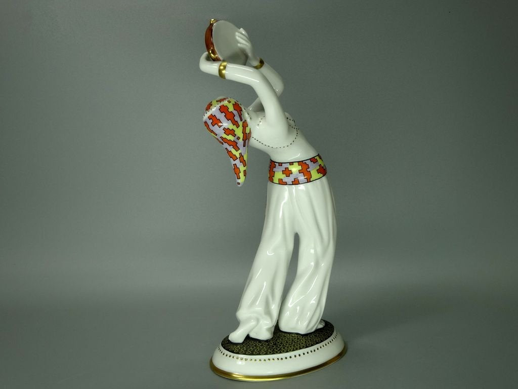 Vintage Oriental Dance Porcelain Figurine Original Goebel Germany 20th Art Statue Dec #Rr138