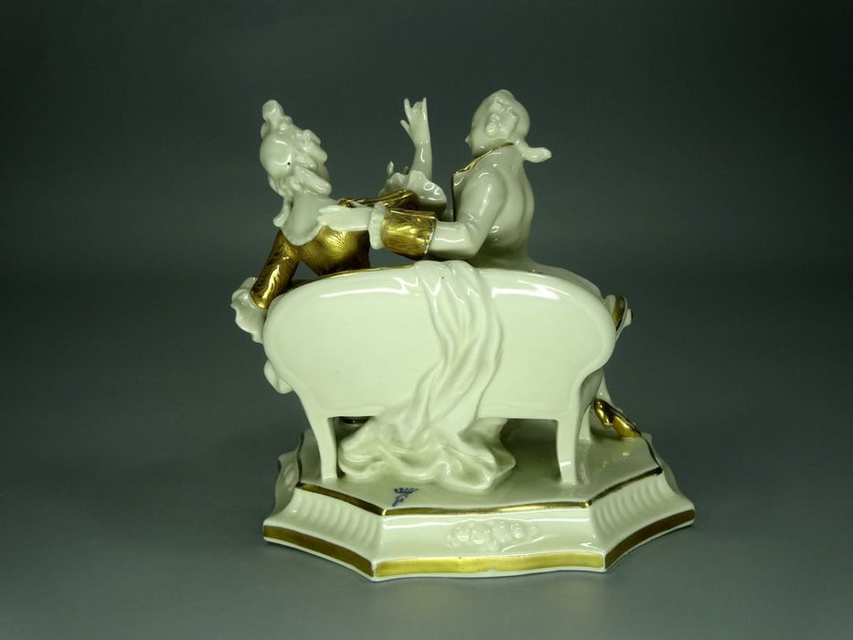 Antique Night Love Porcelain Figurine Original FRITZ AKKERMAN Germany 20th Art Statue Dec #Rr109
