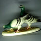 Antique Pair Of Pigeons Porcelain Figurine Original Katzhutte Germany 20th Art Statue Dec #Rr185
