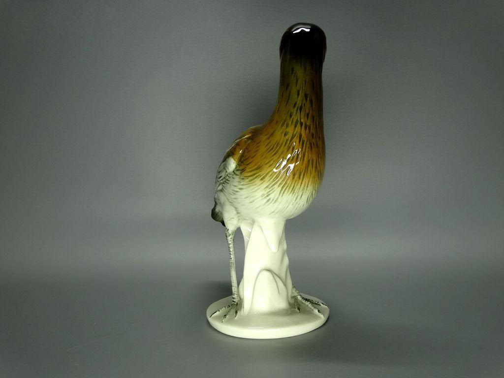 Antique Snipe Bird Porcelain Figurine Original KARL ENS Germany 20th Art Statue Dec #Rr189