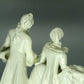 Antique Coming Out Porcelain Figurine Original Nymphenburg Germany 20th Art Statue Dec #Rr50