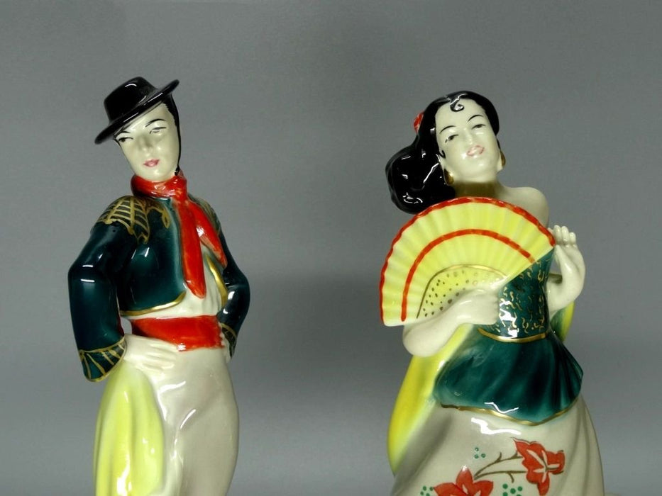 Vintage Spanish Tango Porcelain Figurine Original Goldscheider Austria 20th Art Statue Dec #Rr18