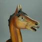 Vintage Brown Horse Porcelain Figurine Original Kaiser Germany 20th Art Statue Dec #Rr76