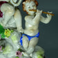 Vintage Merry Putti Porcelain Figurine Original Volkstedt Germany 20th Art Statue Dec #Rr198