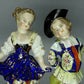 Antique Lovely Babies Porcelain Figurine Original Sitzendorf Germany 19th Art Statue Dec #Rr134
