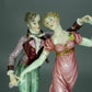 Antique Dance Couple Porcelain Figurine Original Passau Germany 19th Art Statue Dec #Rr79