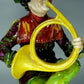 Antique Trumpeter Porcelain Figurine Original Ernst Bohne & Söhne Germany 20th Art Statue Dec #Rr187