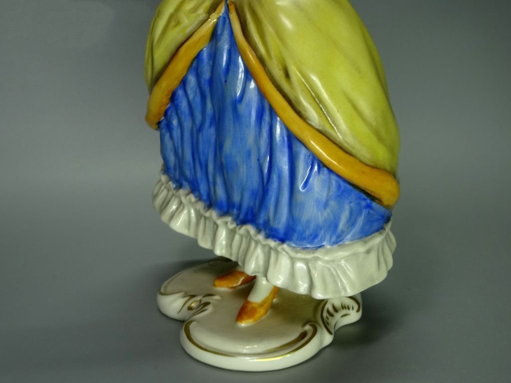 Vintage Romance Meeting Porcelain Figurine Original Goebel Germany 20th Art Sculpture Dec #Rr10