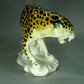 Antique Leopard Porcelain Figurine Original KARL ENS Germany 20th Art Statue Dec #Rr199