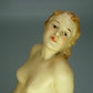 Antique On The Wave Porcelain Figurine Original Royal Dux Germany 20th Art Statue Dec #Rr220