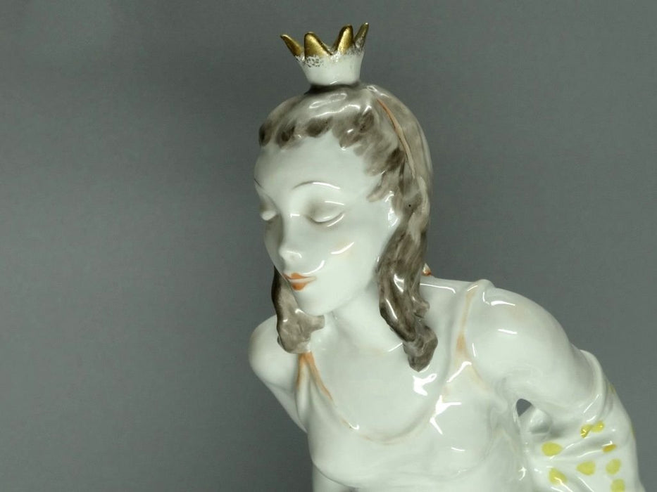 Vintage Princess & Frog Porcelain Figurine Original Rosenthal Germany 20th Art Statue Dec #Rr44