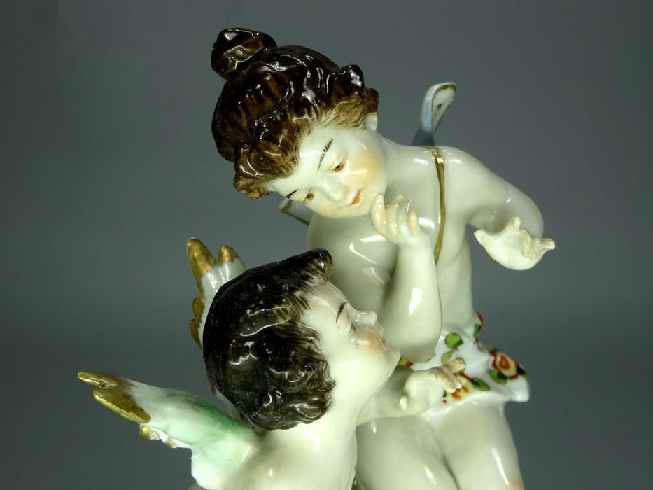 Antique Fairy Slipper Porcelain Figurine Original Ernst Bohne & Söhne Germany 20th Art Statue Dec #Rr219