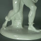 Vintage Accordion Man Porcelain Figurine Original Volkstedt Germany 20th Art Statue Dec #Rr124