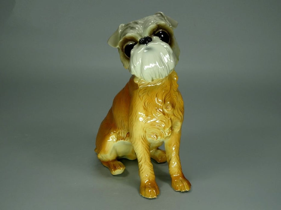 Vintage Griffin Dog Porcelain Figurine Original Nymphenbur Germany 20th Art Statue Dec #Rr246