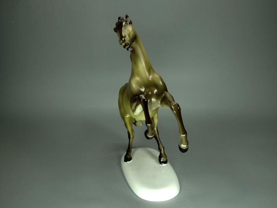Vintage Bay Horse Porcelain Figurine Original Rosenthal Germany 20th Art Statue Dec #Rr240