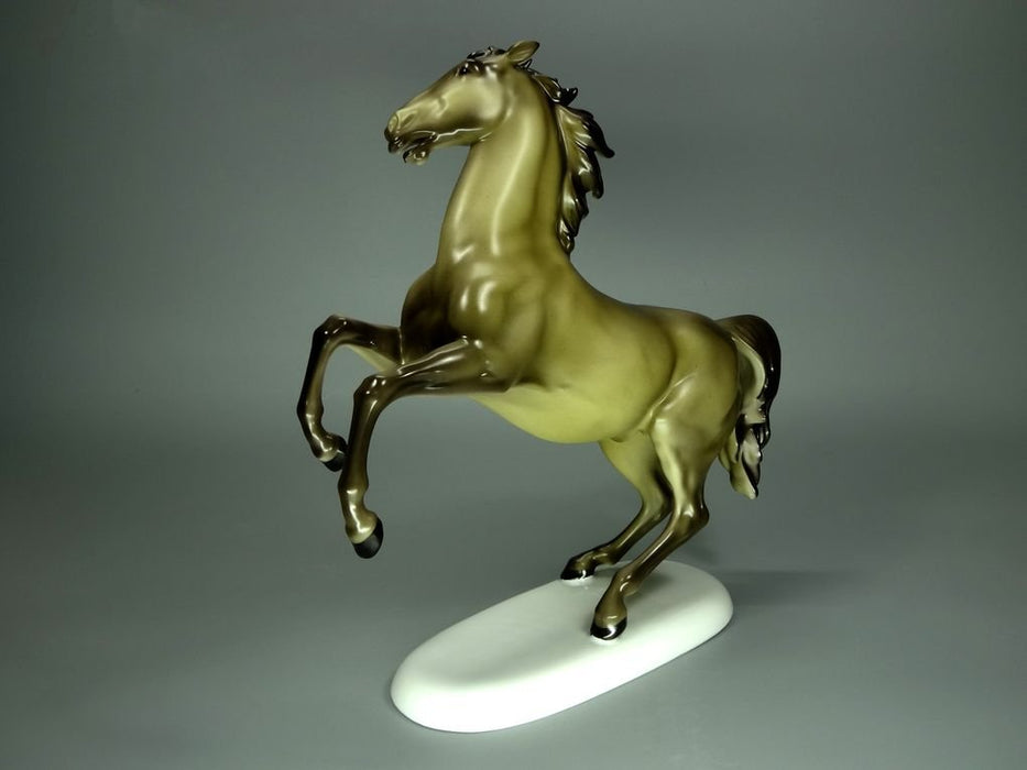 Vintage Bay Horse Porcelain Figurine Original Rosenthal Germany 20th Art Statue Dec #Rr240