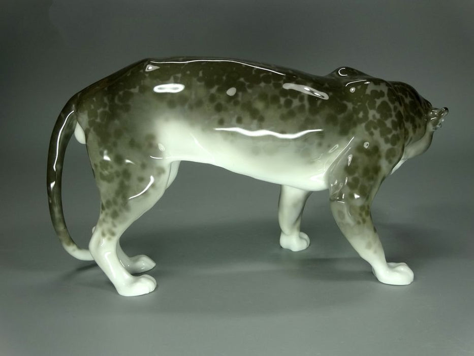 Porcelain Puma Figurine
