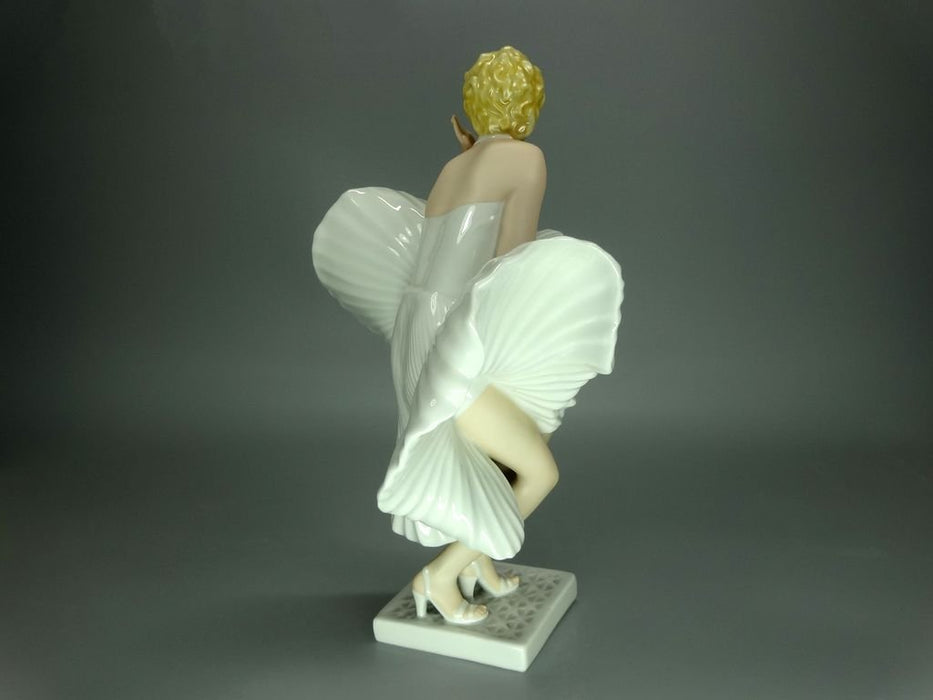 Vintage Marilyn Monroe Porcelain Figurine Original Royal Dux Czech Republic 20th Art Statue Dec #Rr227