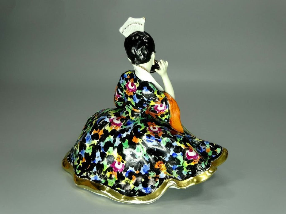 Antique Porcelain Chinese Lady Figurine Original Kister Alsbach Germany 20th Art Statue Dec #Rr278