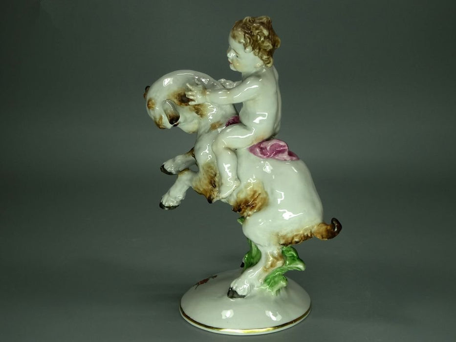 Vintage Porcelain Childhood Figurine Original Behschezer Germany 20th Art Statue Dec #Rr272