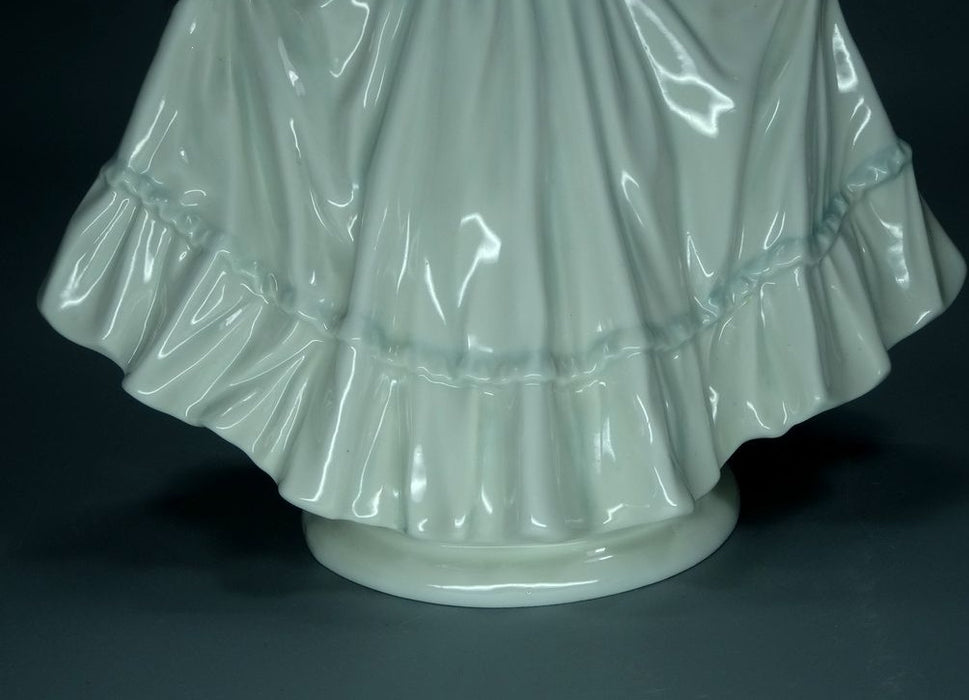 Vintage Curts Lady Porcelain Figurine Original Unterweissbach Art Sculpture Decor #Ru831