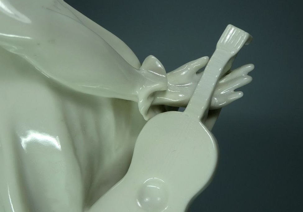 Antique Pierrot & Malvina Porcelain Figurine Original Schwarzburger Art Sculpture #Ru736