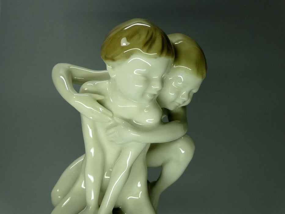 Vintage Funny Journey Porcelain Figure Original Hutschenreuther Art Statue Decor #Ru620