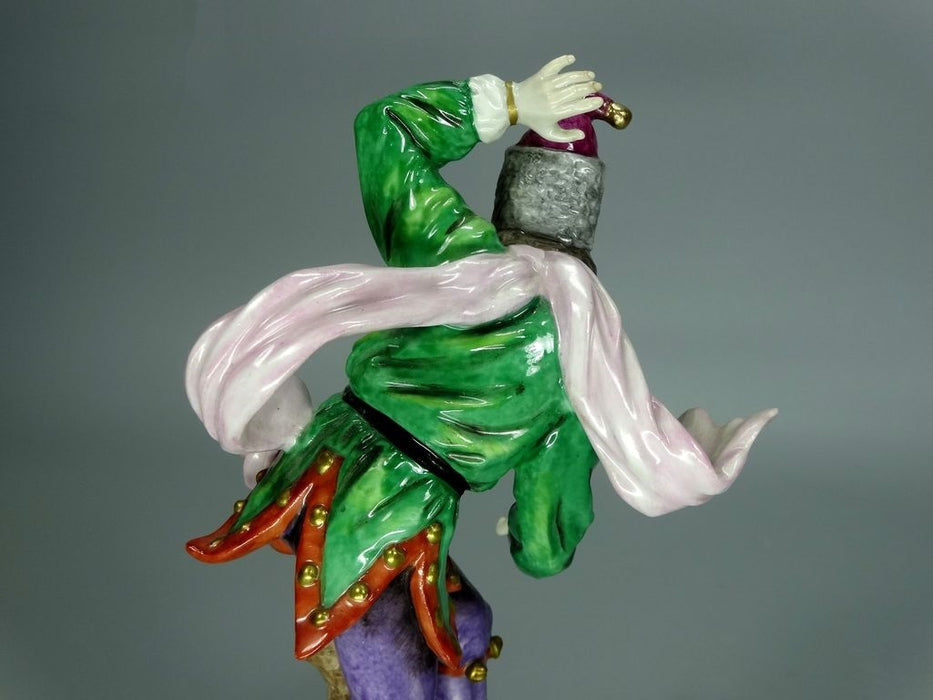 Vintage Morisken Cossack Porcelain Figure Original Volkstedt Art Sculpture Decor #Ru337