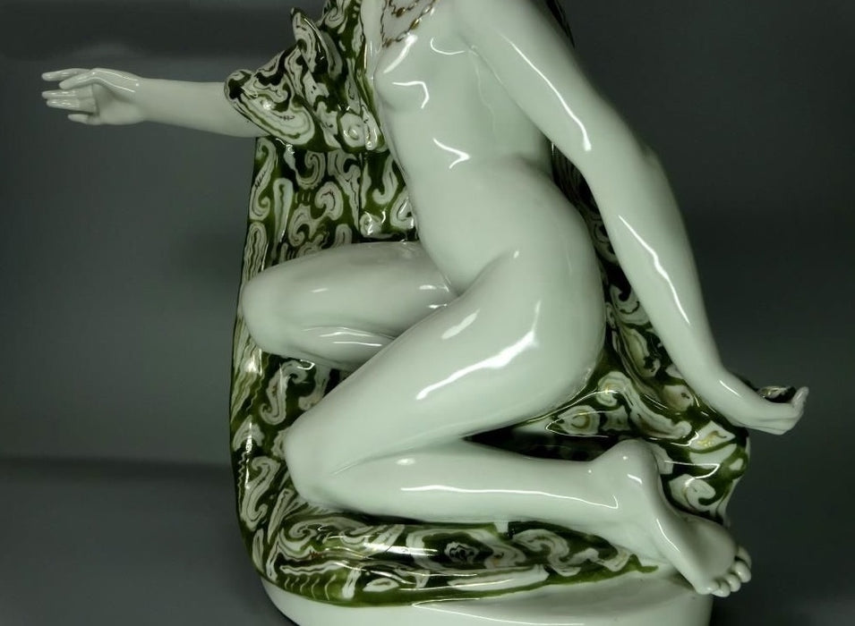 Antique Large Nude Hoop Spinner Porcelain Figure Karl Ens Original Art Sculpture#196