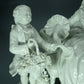Vintage Flower Seller Porcelain Figurine Original Kister Alsbach 20th Art Sculpture Dec #Ru876