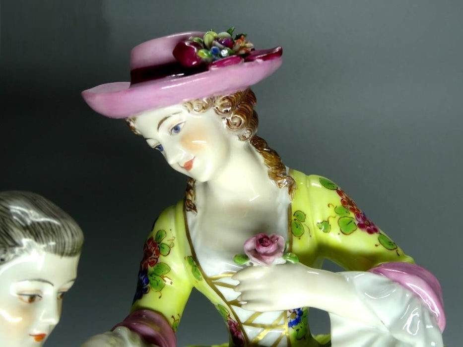 Vintage Love Declaration Original Muller & Co Porcelain Figurine Art Sculpture#Ru428